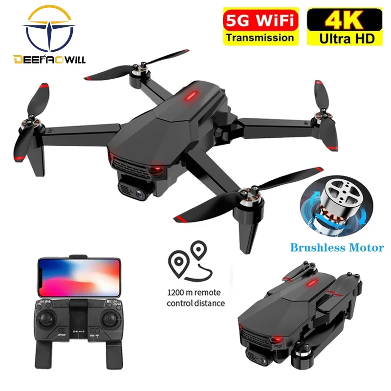 

2021 New S9 Quadcopter Camera 4K HD dual camera GPS drone Professional 5G WiFi FPV Brushless Motor Foldable Dron RC Helicopters