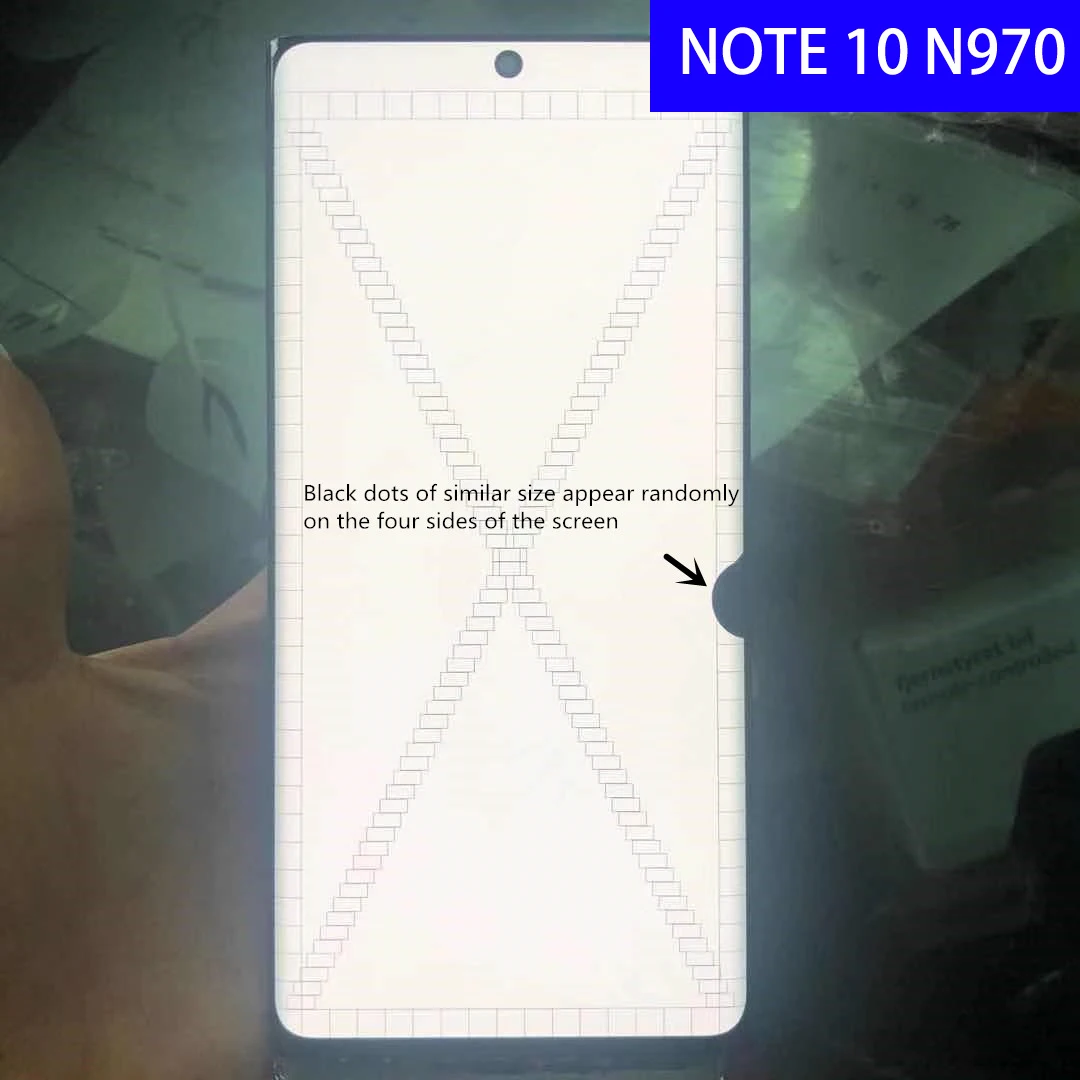 Оригинальный AMOLED ЖК-дисплей для Samsung Galaxy Note 10 N970F N970 с точкой NOTE10 рамкой дисплей