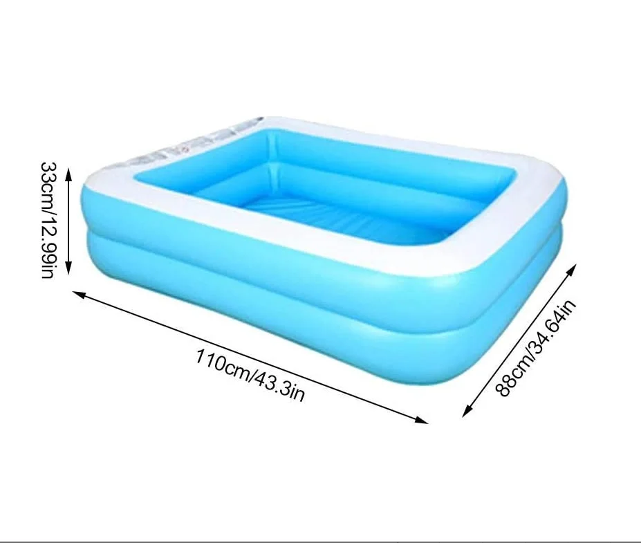 Summer Thickened Inflatable Swimming Pool Family Kids Children Adult Play Bathtub Outdoor Indoor Water Bathing Tub Baby Home | Мать и