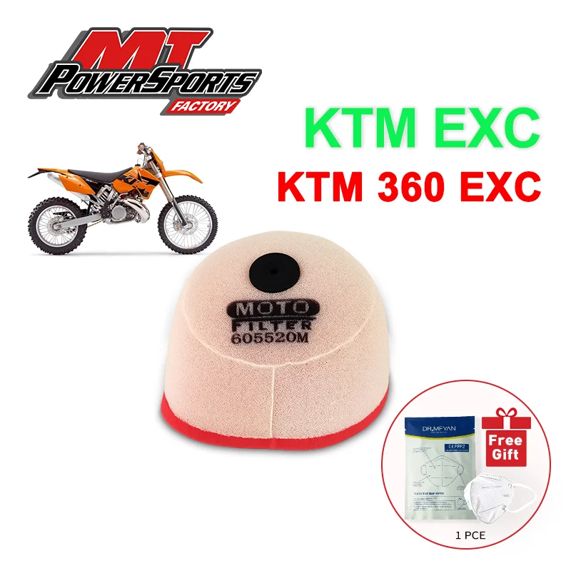 

For KTM 300 360 EGS EXC MX MXC Air Filter Oil Filters Sponge Foam Cleaner Great Replacement For Dirt Pit Bike Motorcycle