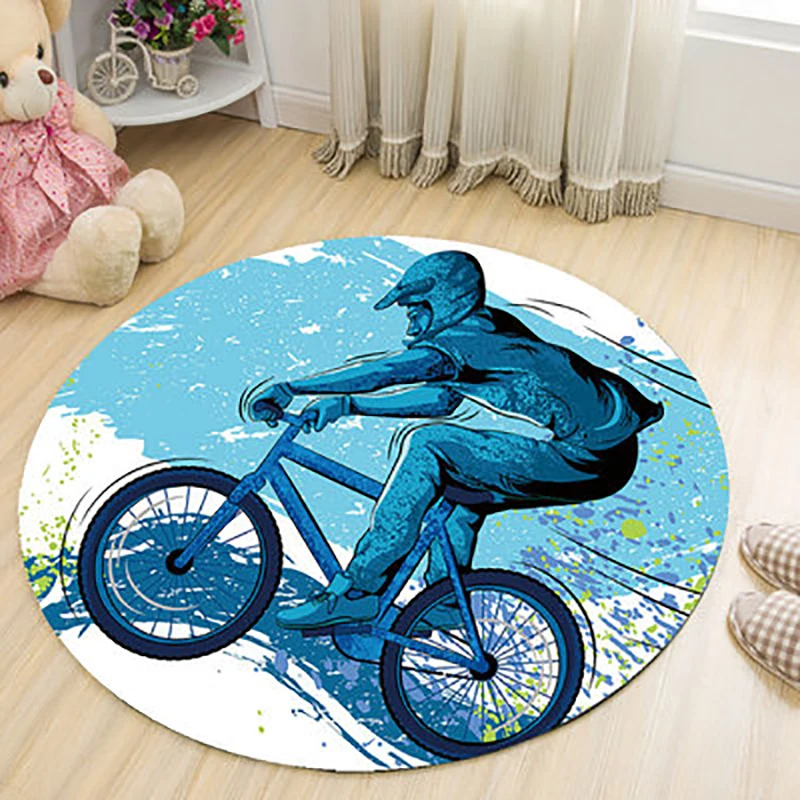 

Cartoon Printed Pattern Carpet Living Room Coffee Table Coffee Table Mat Home Balcony Bathroom Non-slip Entrance Door Mat Rug
