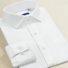 Мужская хлопковая рубашка Smart Five, белая приталенная рубашка в полоску с длинными рукавами, Офисная деловая рубашка, 2019