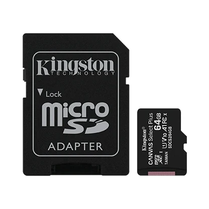 Карта памяти Kingston microSDXC Canvas Select Plus 100R A1 C10 адаптер | Компьютеры и офис