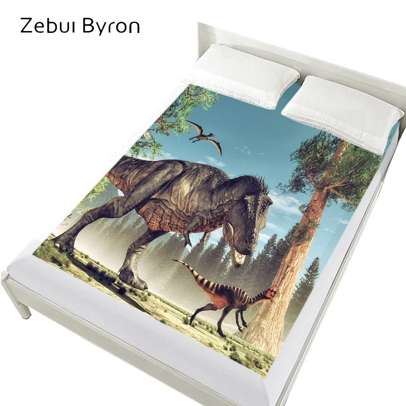 3D простыни на резинке кровати мультфильм матрас покрытие для детей/детей.