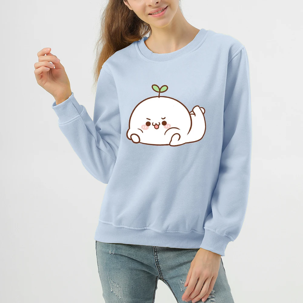 Толстовка женская с капюшоном Милый хлопковый Свитшот оверсайз в стиле Kpop