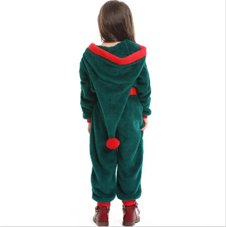 

New Christmas Pajamas Sets Festival Family Matching For Kids Striped Cartoon Print Xmas Cute Christmas Jumpsuits