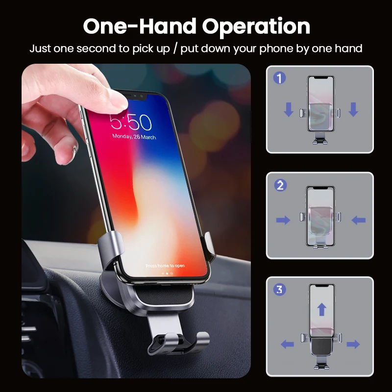 Ugreen держатель телефона для мобильного телефона в автомобиле для iPhone XR Авто сотовая поддержка приборной панели держатель стенд смартфон гравитационный держатель