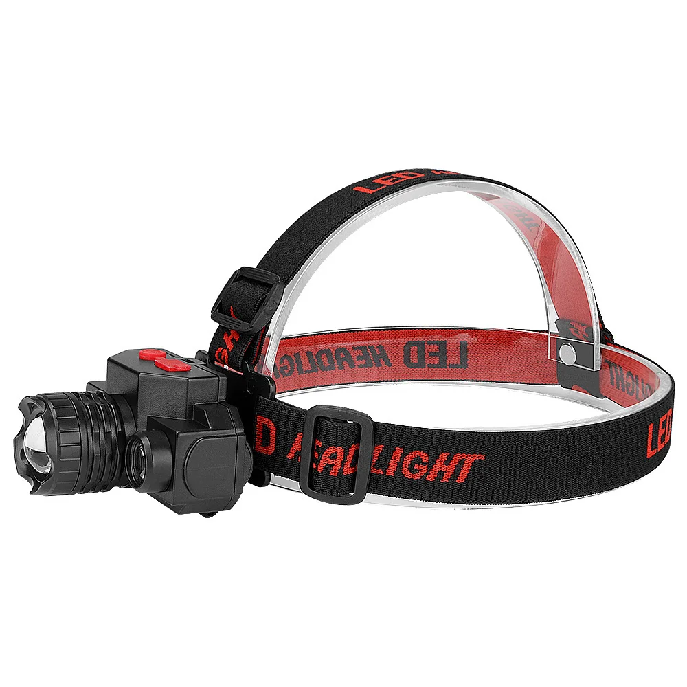 Portable T6 COB Headlamps 4 Modes 18650 Head Flashlight USB Rechargeable Handband Lights Zoomable Mini Fishing Headlights | Лампы и