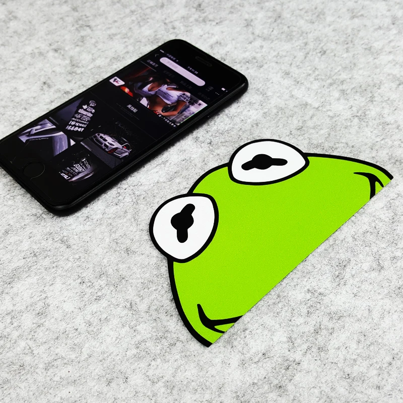 LuLuSticker #045 13x7 см милые Мультяшные лягушки светоотражающие наклейки на боковые