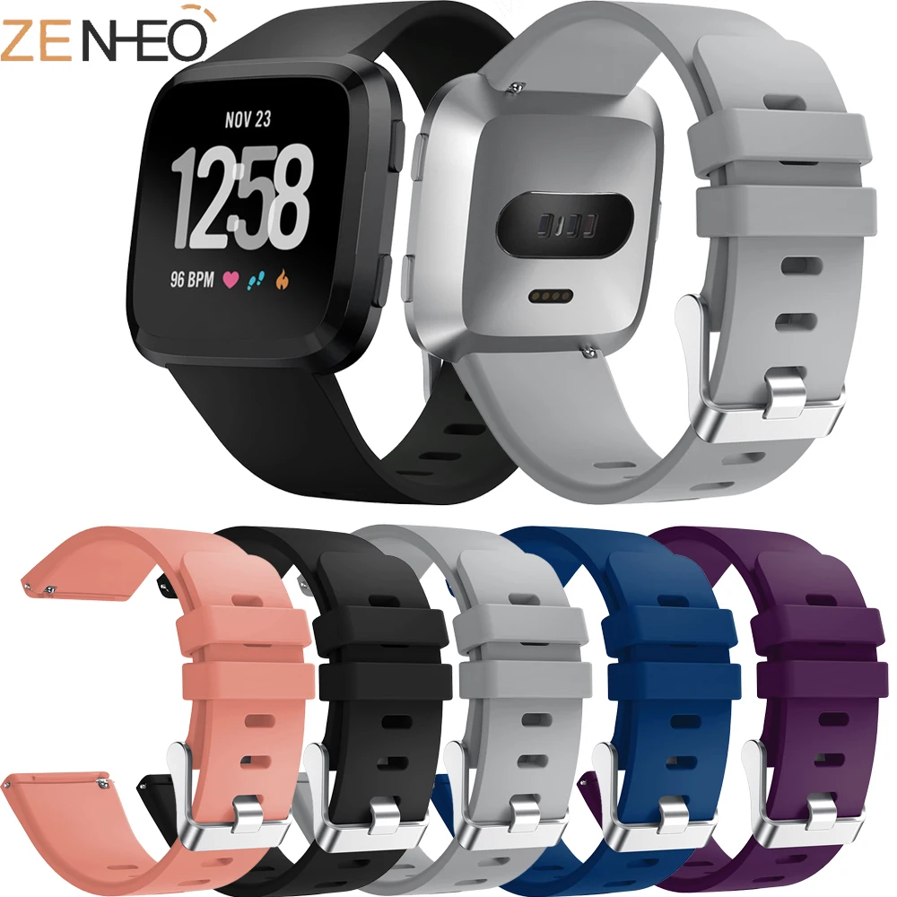 

L/ S Silicone fashion durable Watch Strap For Fitbit Versa Band Accessories Bracelet Replacement Strap For Fitbit Versa/Versa 2