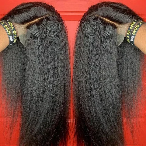 Кудрявые прямые фронтальные парики, предварительно выщипанные с детскими волосами Yaki 4x4, парики на сетке, бразильские парики Remy 13x 4, парики на сетке спереди из человеческих волос