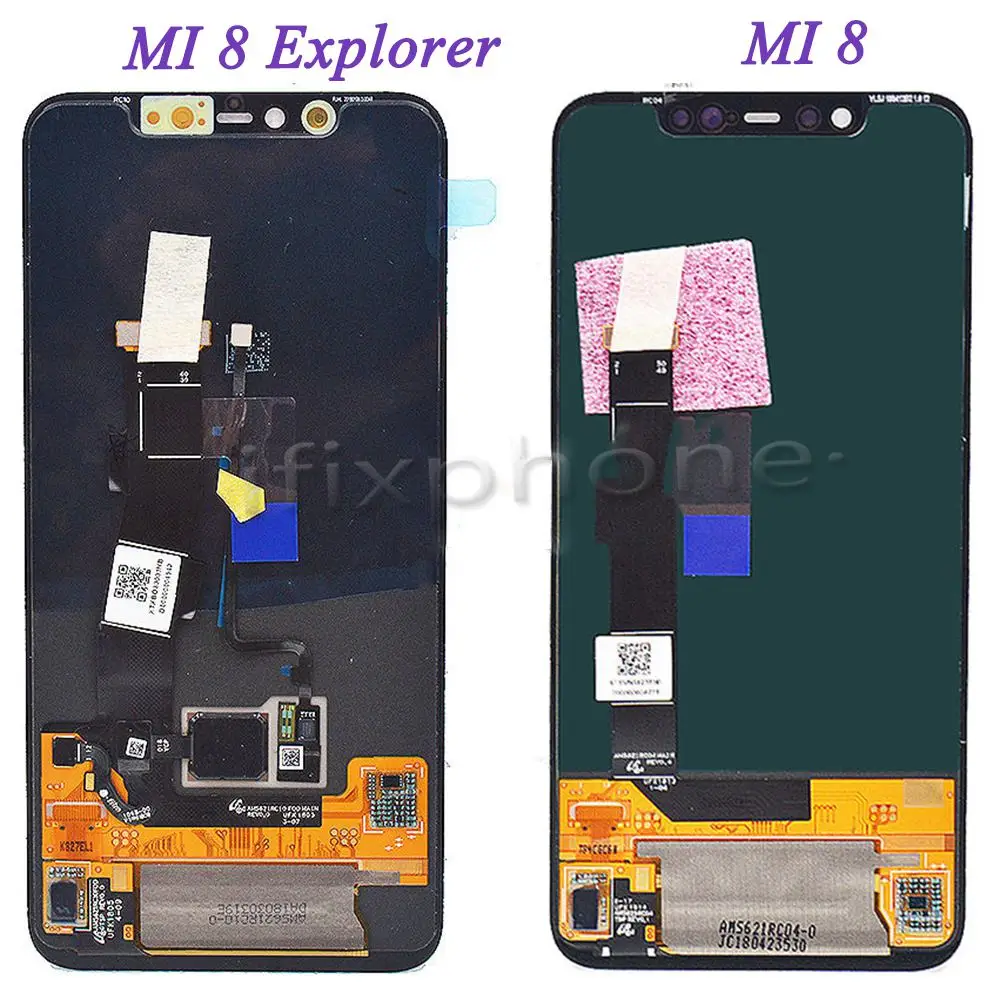 Экран Amoled для Xiaomi Mi 8 ЖК-дисплей MI Explorer дигитайзер сенсорный экран замена 6 21 &quotXiaomi