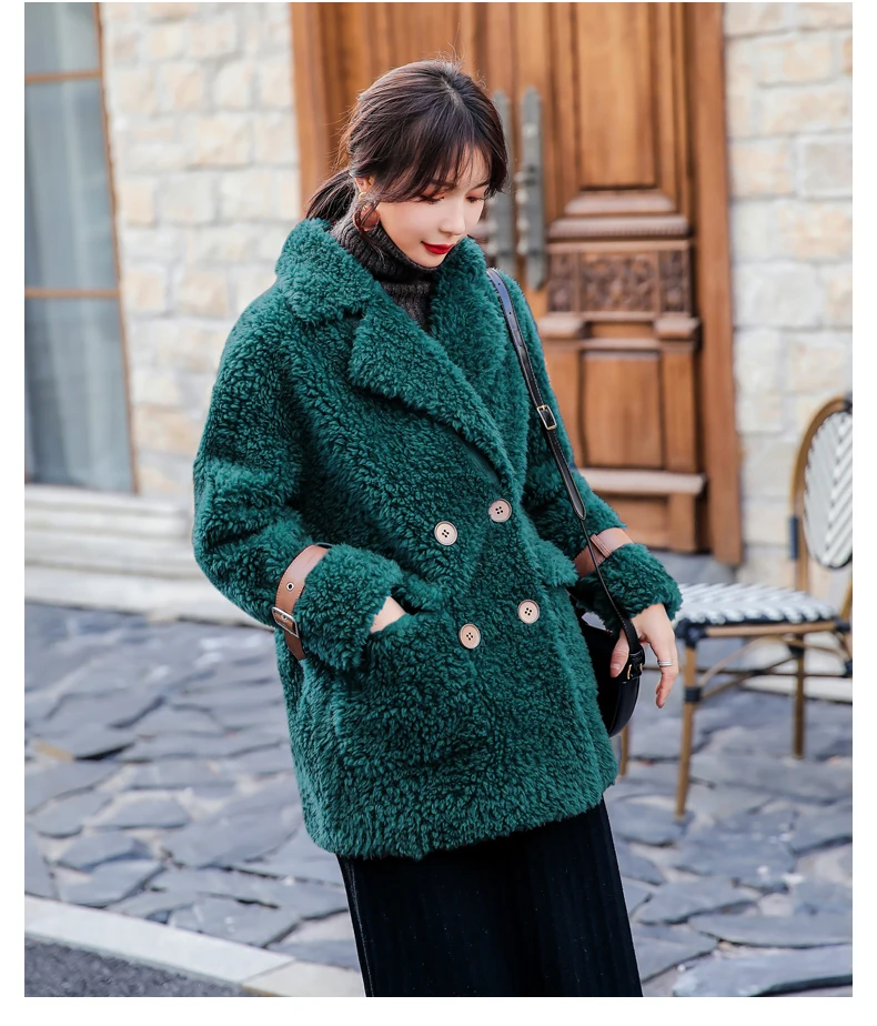 Зимнее женское пальто новинка 2019 модная теплая парка натуральный мех 100%