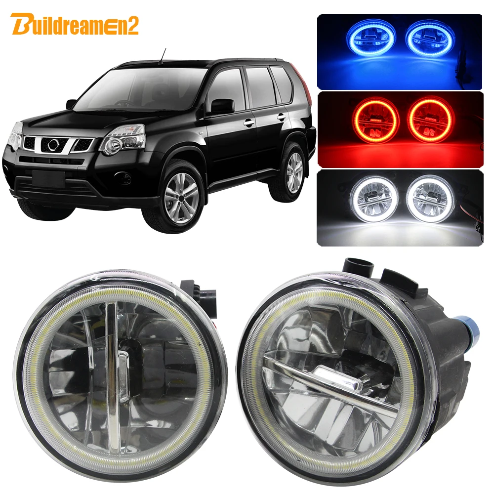 Buildreamen2 для Nissan X Trail T31 2007 2013 автомобиля H11 светодиодный лампы Противотуманные фары