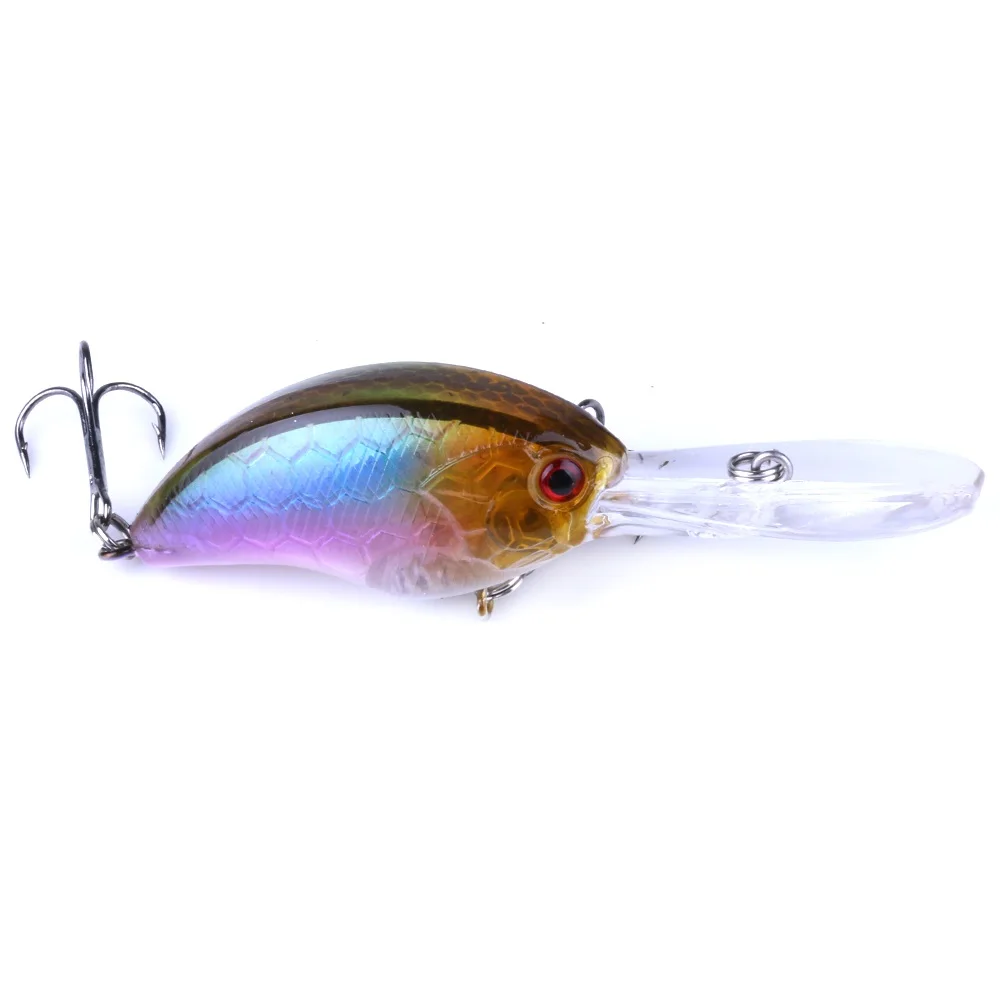 As the picture Hengjia жесткий пластик верхней воду воблеры воблер искусственные Swimbaits PESCA рыболовные снасти 9 см 13 г 6# крючки - Цвет: As the picture