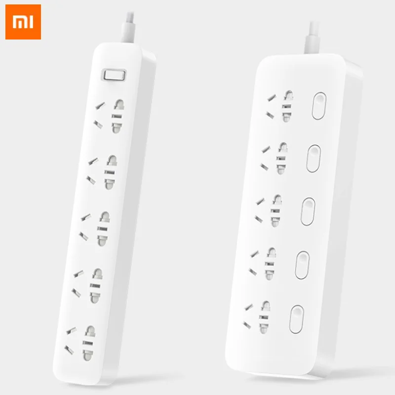 Блок питания Xiaomi Mijia быстрая зарядка 2500 Вт 10 А 6 стандартных розеток/8 розеток/3