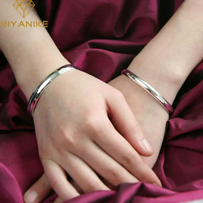 Женский минималистичный Браслет манжета XIYANIKE вечерние браслеты ручной работы из
