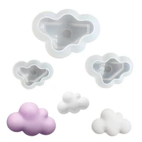 3d cloud shape chocolate silicone mold mousse fondant ice cube pudding candy soap candle molds baking cake decoration diy tool
