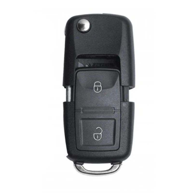 Пульт дистанционного управления KEYECU для Volkswagen Bora Polo Golf Passat Lupo брелок с 2