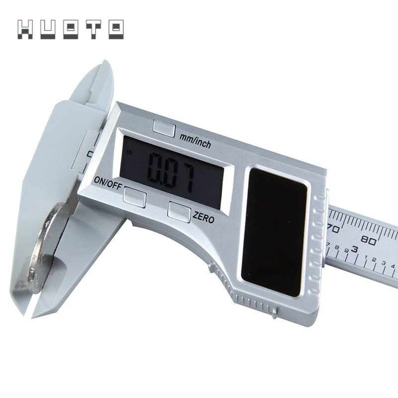 Цифровой штангенциркуль на солнечной батарее 150 мм 6 дюймов 0 электронный