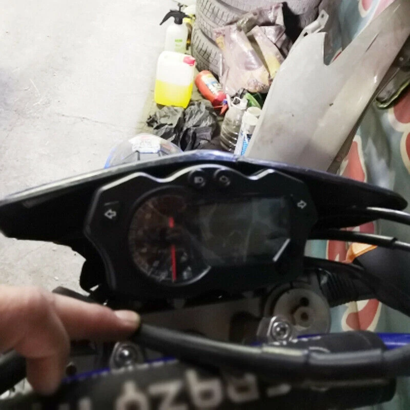 

Motorcycle Speeeter Universal 7 Colors Tachometer Oeter Gauge 12000RPM 12V