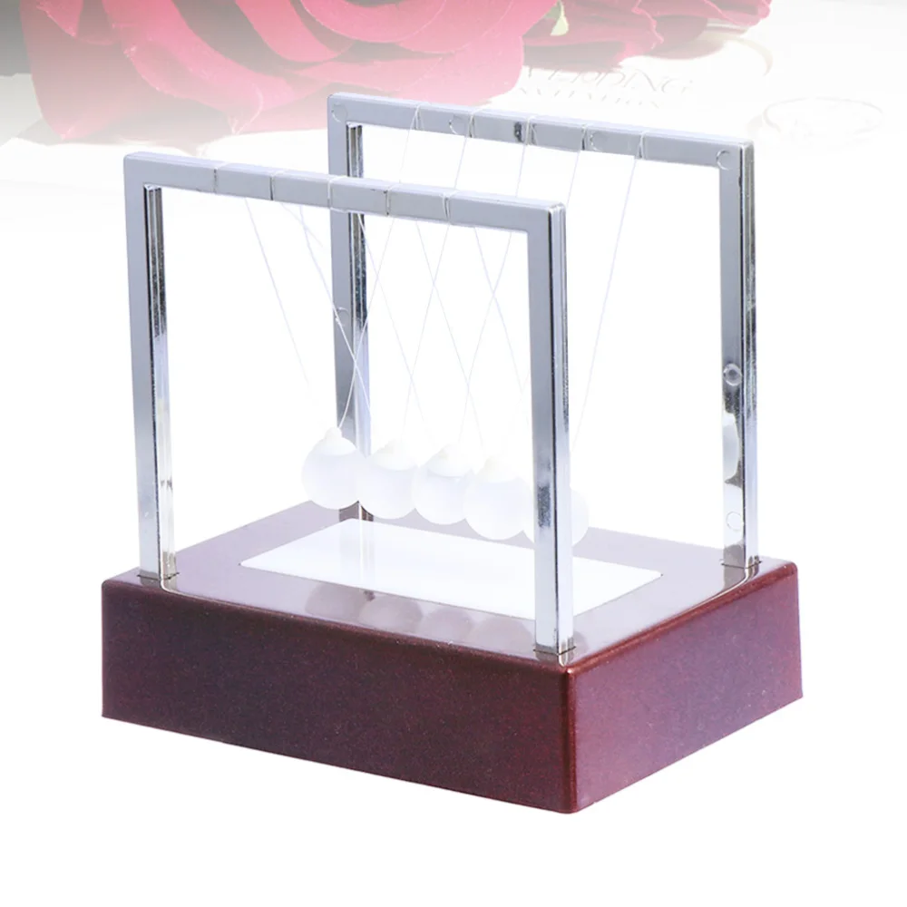 

1pc Pendulum Desktop Decoration Newton's Lighting Physics Science Dynamics Ornament Battery