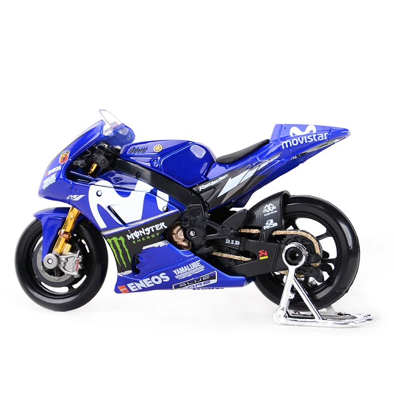 Maisto 1:18 GP гоночный Yamaha YZR M1 Заводская гоночная команда 46#25# Литая модель мотоцикла из сплава