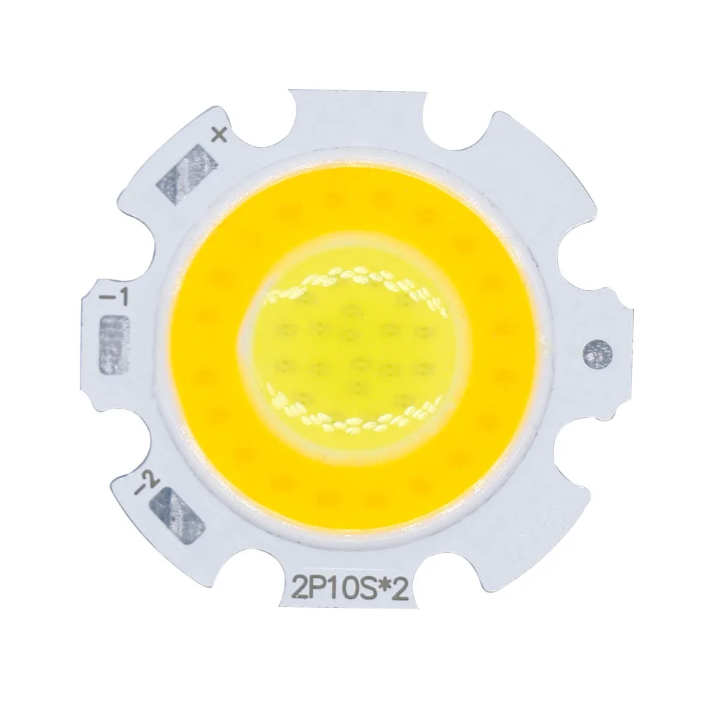 Светодиодсветильник лампы с двумя лампочками двухцветные Круглые COB матрицей