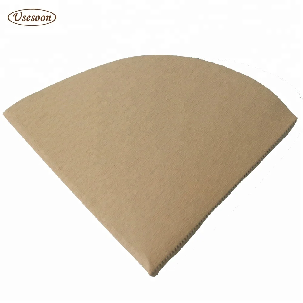 

V shape Coffee Filter Paper for V02 Size unbleached Natural color