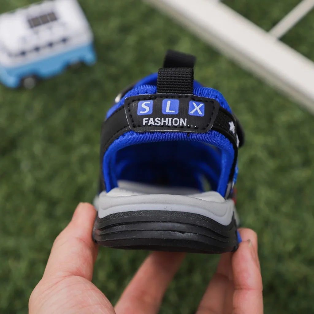 Детские сандалии Для детей для маленьких мальчиков с мультипликационным принтом