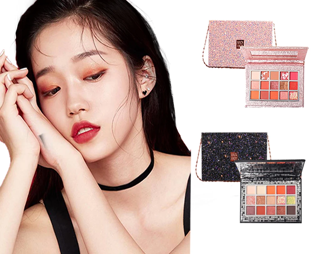 15 цветов палитра теней для век девочек матовые перламутровые сверкающие