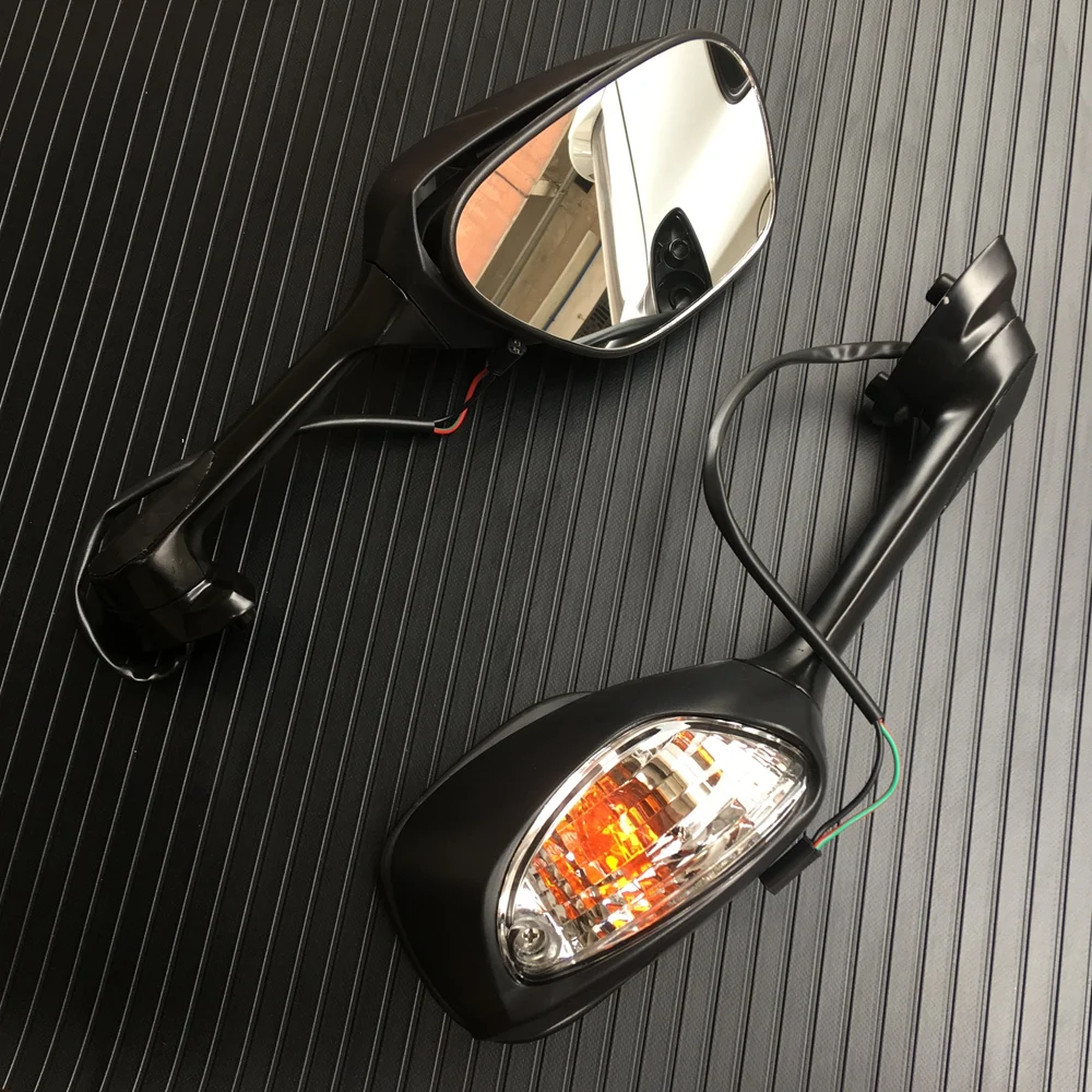 Черные/технические поворотники для Suzuki GSXR 600 750 2011 2021 GSXR1000 2009 2016|Боковые зеркала и