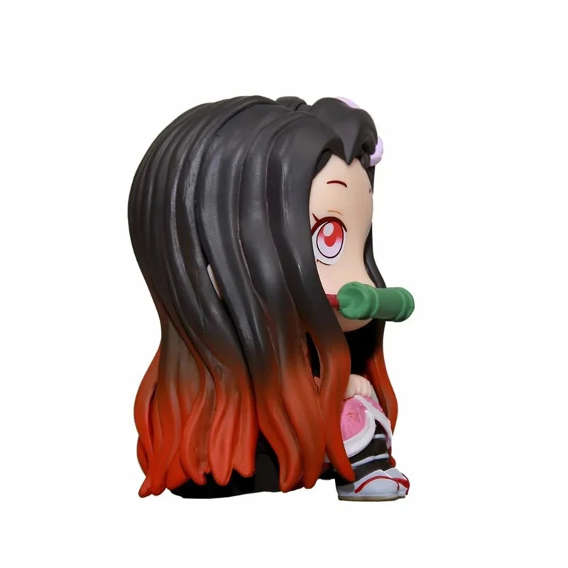 

Kawaii Q Version Demon Slayer Figure Tanjiro Nidouzi Cute Anime Action Figure 11cm Collocation Pvc Model Doll Desk Decor Gift