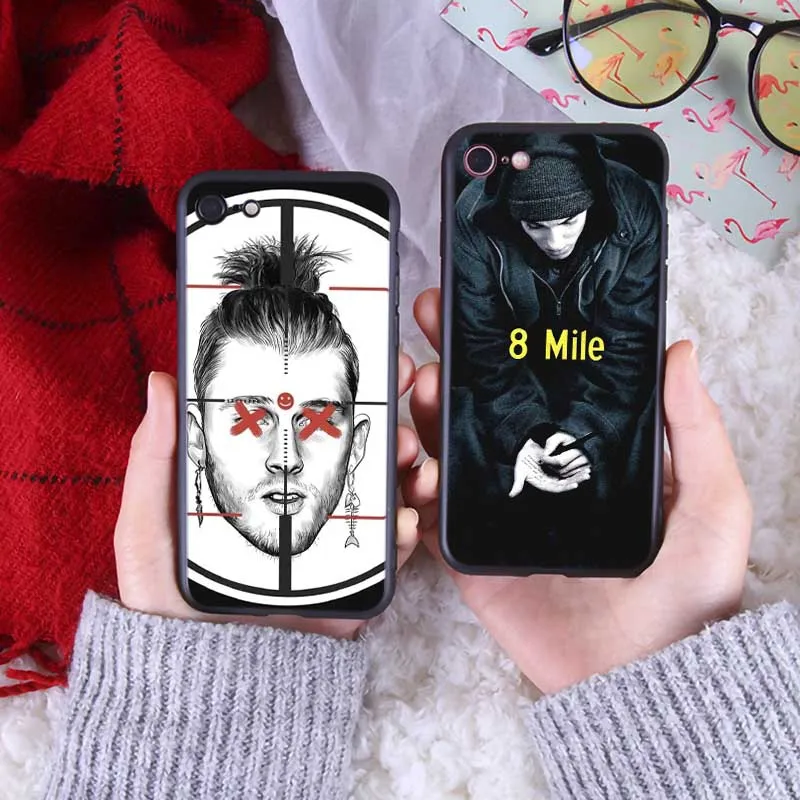 Для iPhone 11 Pro Max 2019 Прозрачный мягкий силиконовый чехол для телефона Hop Rapper Эминем