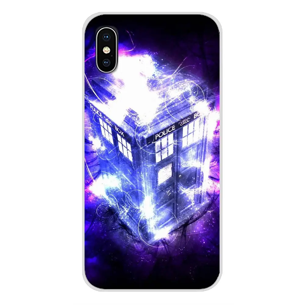 Dr Who Tardis Police Box Glasxy For HTC One U11 U12 X9 M7 M8 A9 M9 M10 E9 Plus Desire 630 530 626 628 816 820 830 TPU Skin Cover | Мобильные