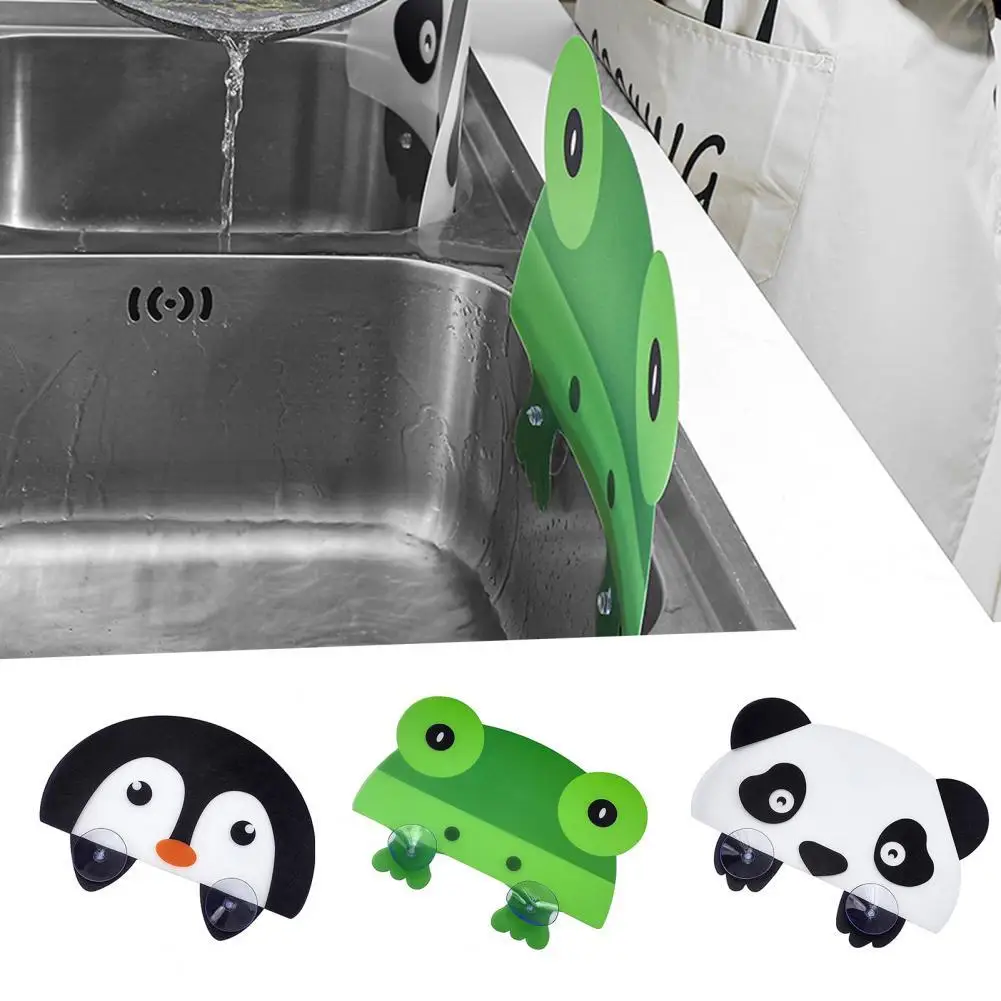 

Hot Sales Anti-water Board Cute Sturdy Effective Dish Fruit Vegetable Washing Anti-water Panda Shape Board for Sink