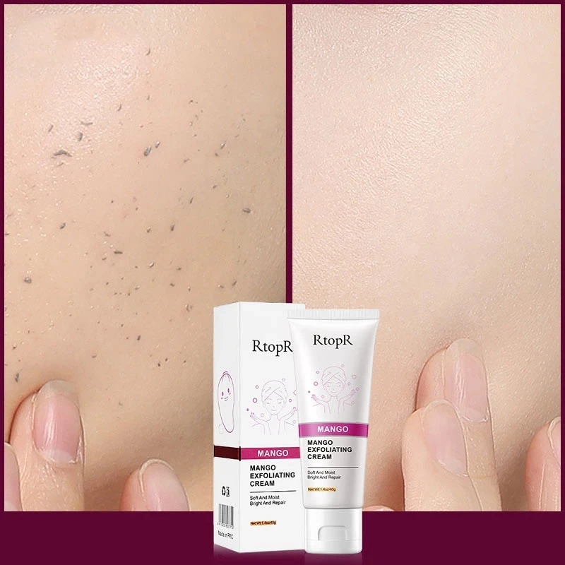 40g Deep Cleansing Exfoliating Peeling Gel Facial Cleanser Exfoliator Scrub Smooth Moisturizing Skin Care Cleaner |