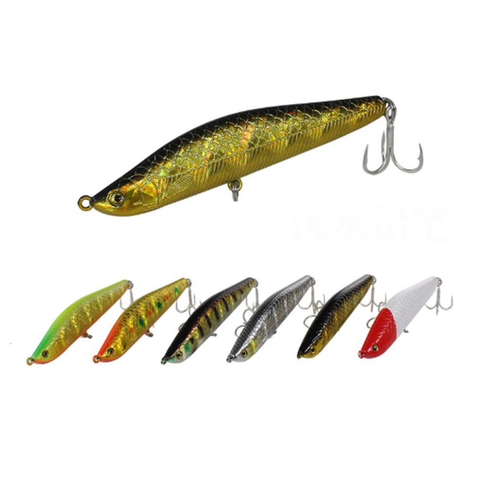 1 шт. Тонущая приманка для рыбалки карандаш полностью плавающий слой пластиковая