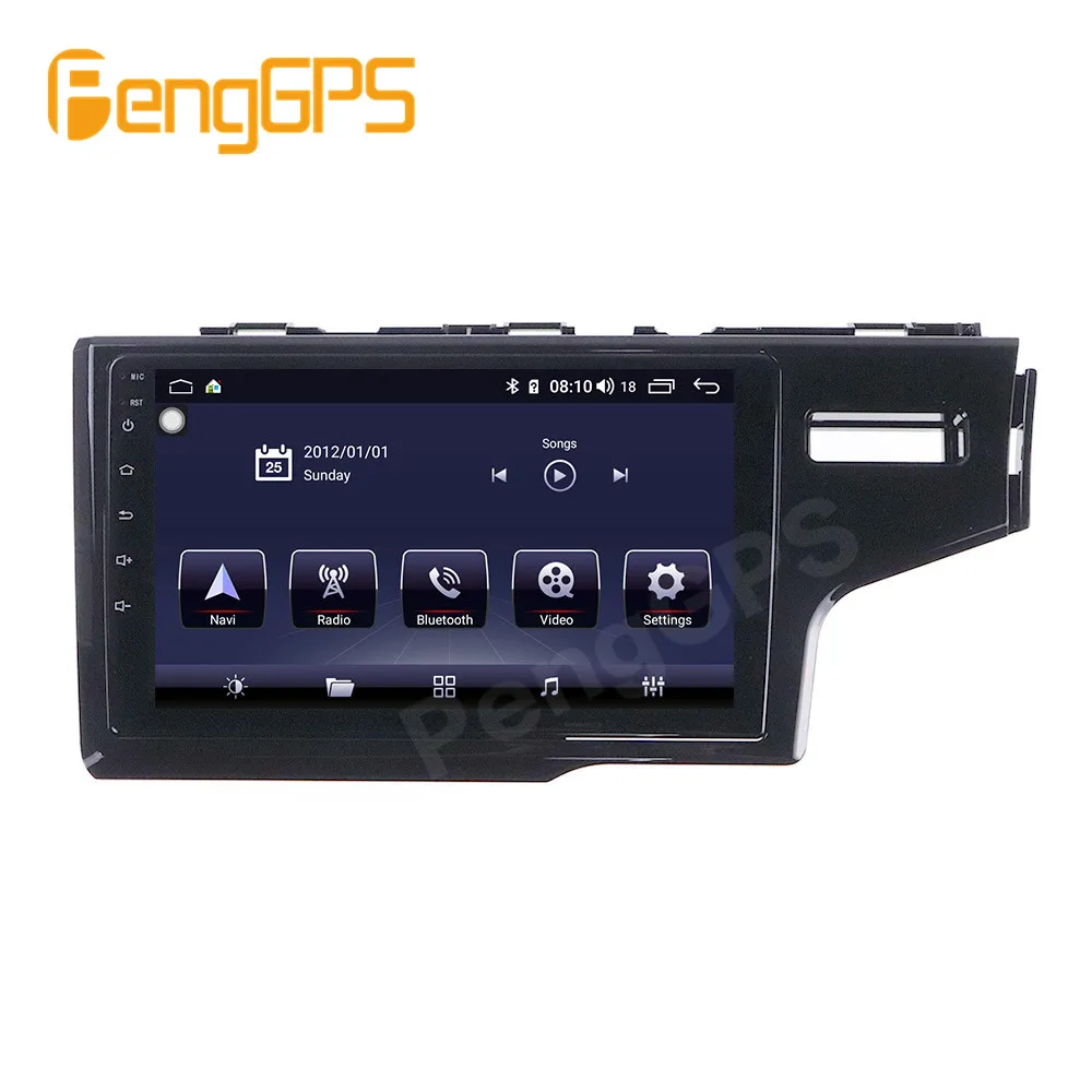Android 10 0 Радио стерео для Honda Jazz 3 2015-2020 Fit GPS навигация автомобильный DVD-плеер