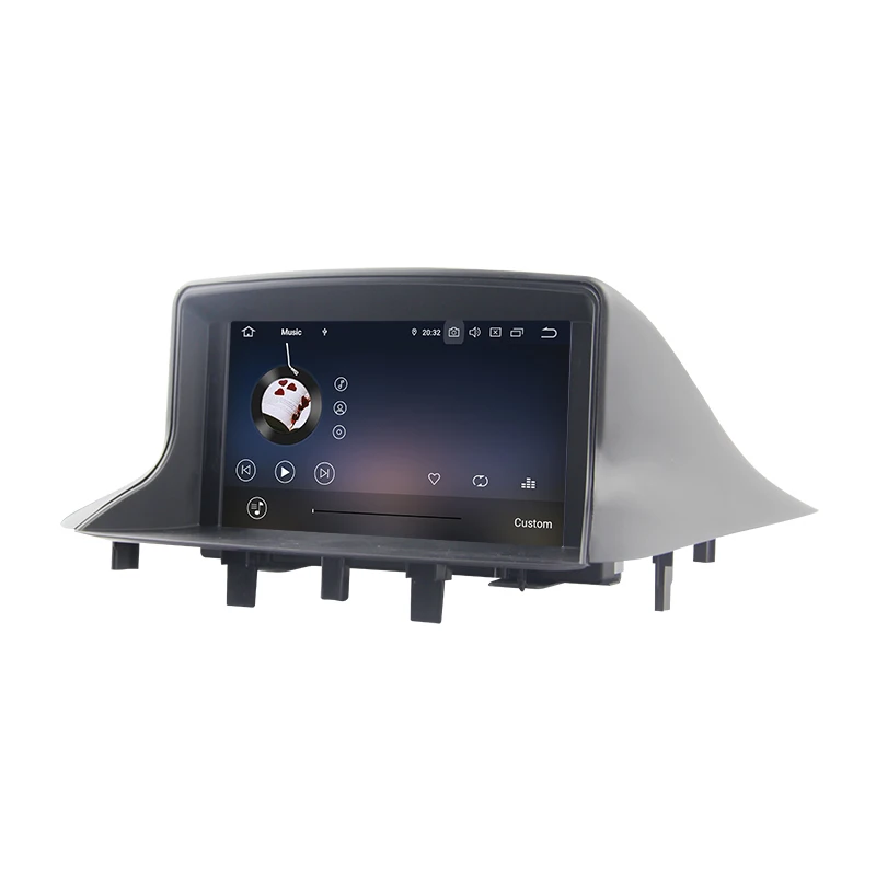 Eunavi 1 Din Android 9 автомобильный Радио стерео Мультимедиа для Renault Megane 3 Fluence 2009-2015 GPS
