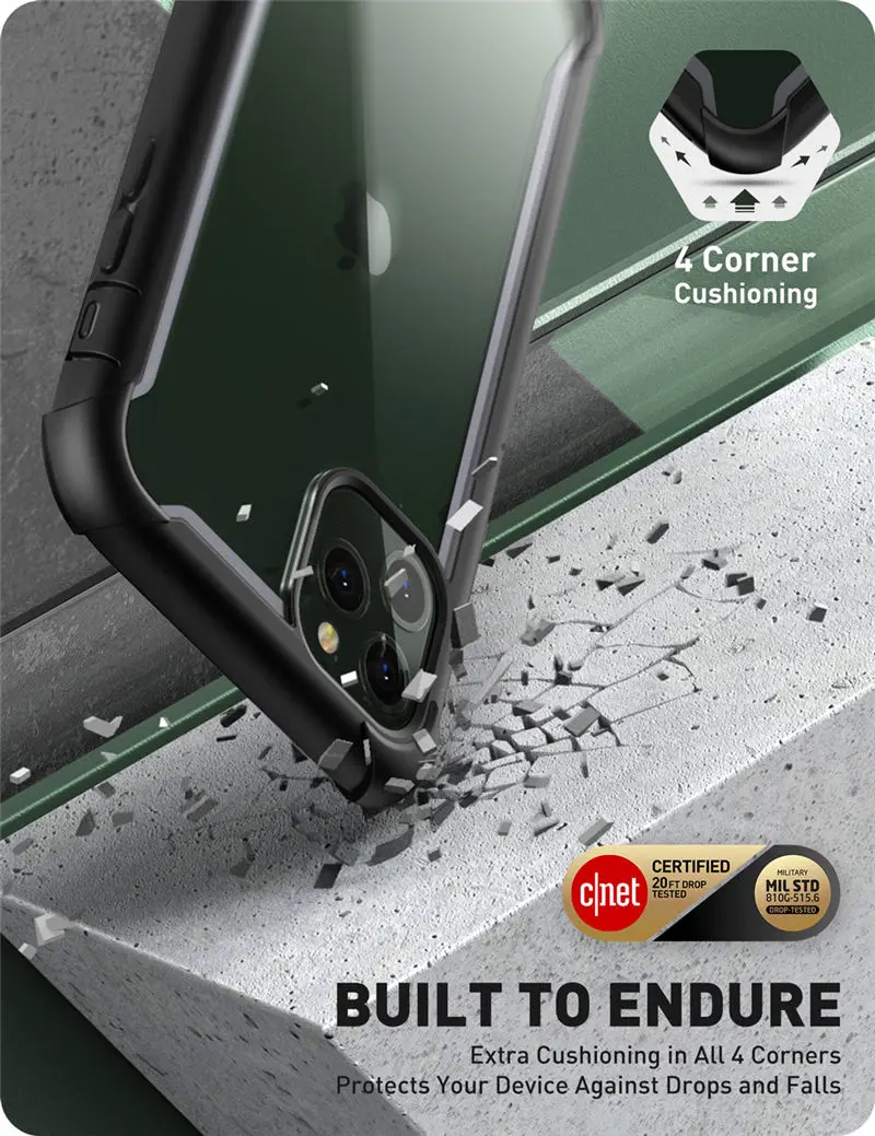 Для iPhone 11 Pro Max чехол 6,"( выпуск) i-BLASON Ares полный корпус Прочный Прозрачный бампер крышка со встроенной защитной пленкой