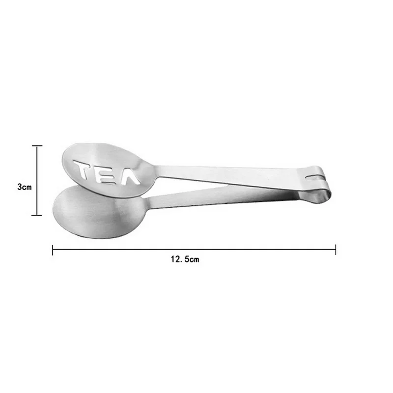 Щипцы для чайных пакетиков из нержавеющей стали мини зажим сетка листьев