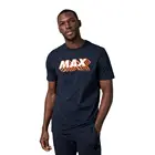 Футболка Черная оверсайз с графическим принтом Формула 1