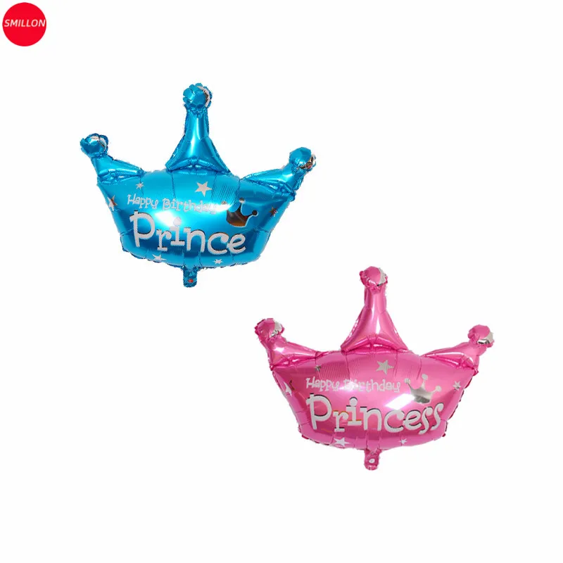 1 шт. большой розовый синий Гелиевый шар принцессы воздушные шары в виде короны