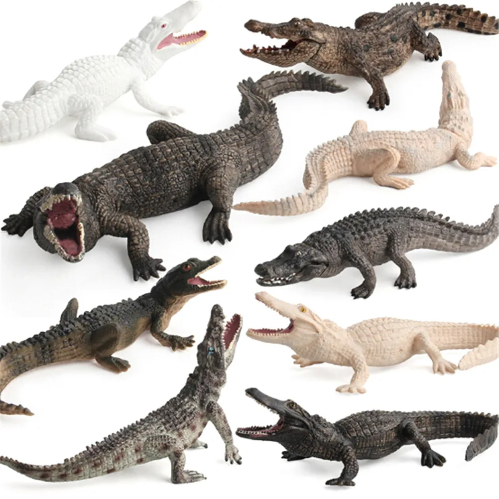 Лидер продаж 1 шт. реалистичный дикий крокодил животных модели 9 видов стилей
