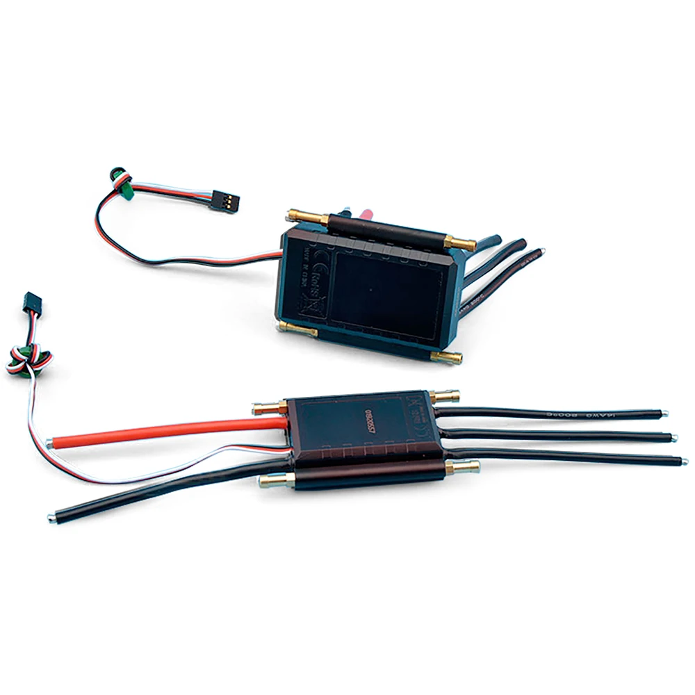 Flycolor-controlador de velocidad sin escobillas para barco a control remoto, 50A/70A/90A/120A/150A, soporte ESC 2-6S BEC 5,5 V/5A, para modelo de barco a control remoto-4