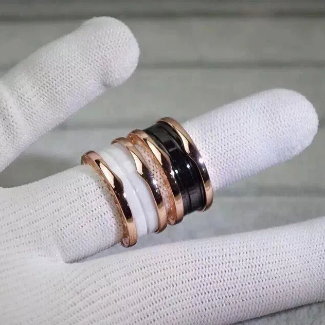 

Модное индивидуальное кольцо из титановой стали, ювелирные изделия из керамики, изысканная простая парная форма, отправка подарка с любовь...