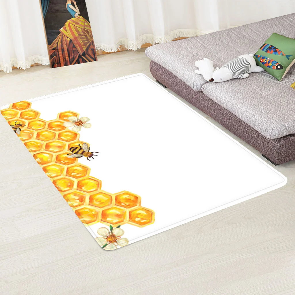 

ALWSREH Brand Wood Board 3D Printing Flannel Mat Bedroom Heat Insulation, Non-slip, Comfortable and Durable