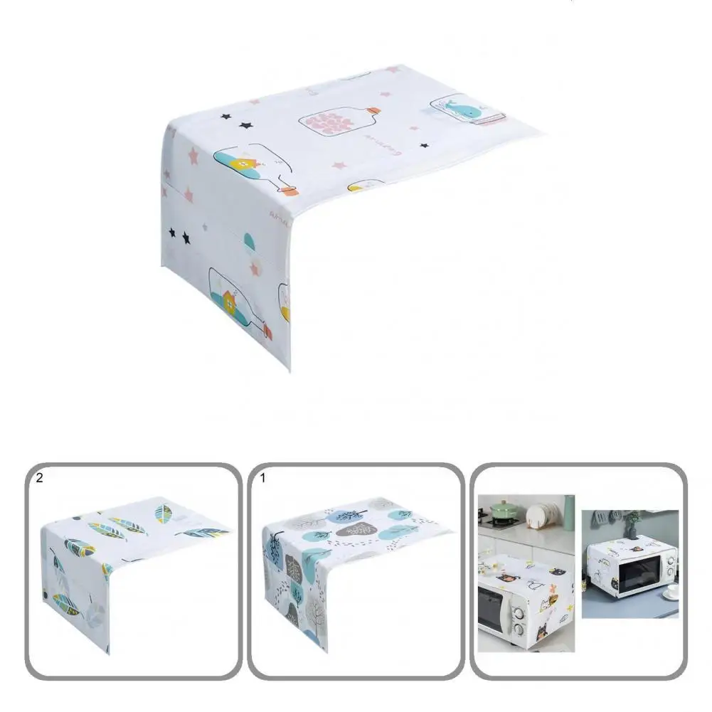 

High Quality Safe Smooth Washing Machine Top Protector Cartoon Pattern Oil Proof Microwave Top Protector