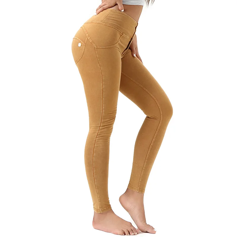

Denim Workout Booty Leggings Jeans for Women High or Low Waist Push Up Butt Left Legging Skinny Pants Legins Fitness Mujer